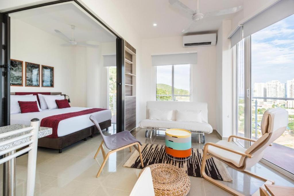 Terrazas Tayrona Travelers Apartamentos Y Suites سانتا مارتا المظهر الخارجي الصورة